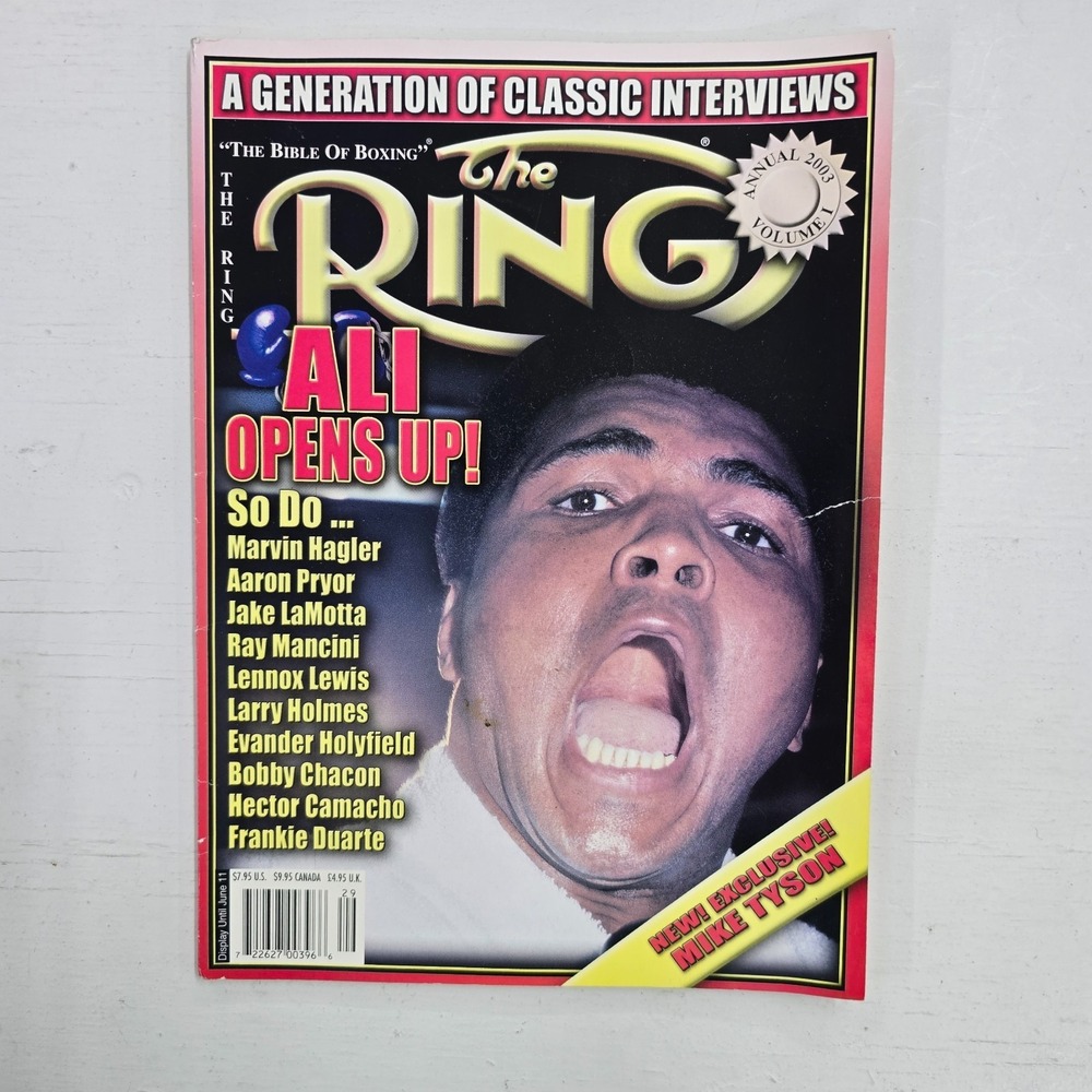 The Ring Boxing Magazine 2003 Near Complete Year Lot Annual Ali Tyson Foreman Ro